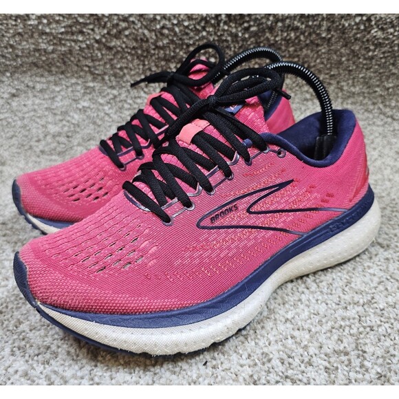 Brooks Glycerin 19 Women 7.5 B Purple Red Pink 1203431B623 Running Shoe - Picture 1 of 14